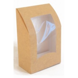 Envase kraft wrap ventana...