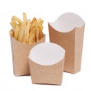 Caixa Cartón Kraft Pequeña para Batatas Fritas (Pack 850 Unid.)