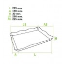 Bandeja Catering 26,5x19,8x3 cm (175 Unid.)