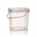 Balde Rectangular 437R 3,7 Litros (Paquete 72 Unid.)