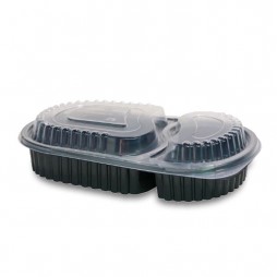 Bandeja Menu Lunch Box 2 Compartimentos 800ml. 200  Unid.