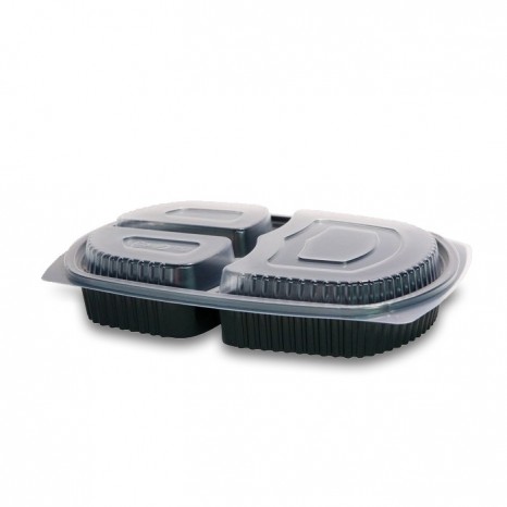 Bandeja Menu Lunch Box 3 Compartimentos 1000ml. 200 Unid.