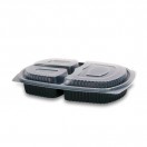 Bandeja Menu Lunch Box 3 Compartimentos 1000ml. 200 Unid.