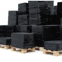 Film Estirable Manual Negro Rollo 23 Micras Canuto Fino (Caja 6 Unid.)