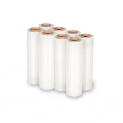 Film Manual Transparente Rollo 23 Micras Canuto Fino (Caja 8 unds.)