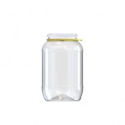 Tarro Galón PET Rosca Con Asa 2,2 Kgs. (Paq. 27 unid.)