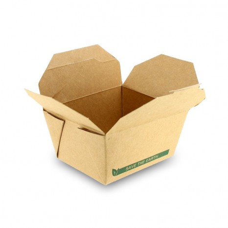 Caja Alas Cruzadas 1250ml Kraft/PE