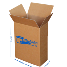 Caja cartón "Pequeña" de doble canal 13x19x34,5 cm Pack 10 Unds