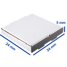 CAIXA DE TORTILAS 24X24X5 SEM LOGOTIPO (EMBALAGEM 50 UNIDADES)