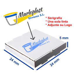 CAJA DE TORTILLAS 24X24X5 ¡PERSONALIZADAS!(PACK 200 UNDS)