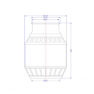 MISTURADOR DE LEITE CORES ASSOCIADAS 500 ML ((PACOTE DE 120 OU 24 UNIDADES))