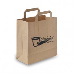 Bolsa KRAFT Asa Plana IMPR. 178+90x211mm KS1A-70gsm 250 unid.