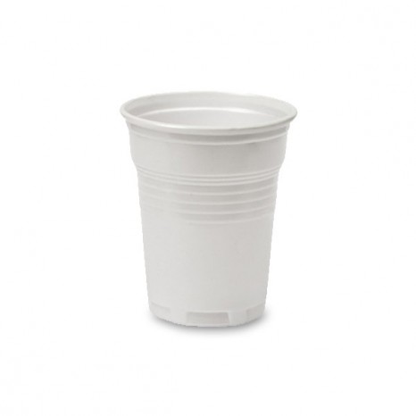 Vaso Plástico 200cc Blanco (Caja 3000 Unid.)