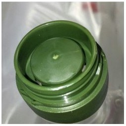 Botella 1/2 litro bertoli con tapon irrellenable (Bolsa 75 unds.)