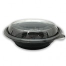  Ensaladera PET Redonda Base Negra 1000ml