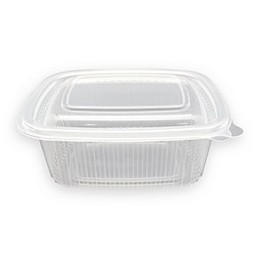 Tarrina Bisagra Rectangular PP 500ml (Caja 600 unid.)