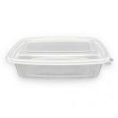 Tarrina Bisagra Rectangular PP 750ml (Caja 400 unid.)