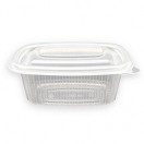 Tarrina Bisagra Rectangular PP 375ml (Caja 600 unid.)